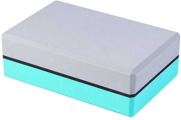 LIOOBO Creative Yoga Brick Two-Color Matching Convenient EVA Foam Block Yoga Brick Training Aid for Exercise Yoga Body Fitness